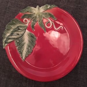 Vintage: Fitz and Floyd Classics LE MARCHE Red Tomato Plate